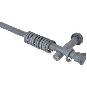 Intensions Complete Gordijnroede Kit Ø25mm Grijs Gips 200cm