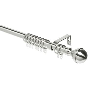 Intensions Uitschuifbare Gordijnroede Geborsteld Metaal 170-300 Cm