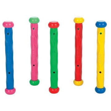 Intex 5x Duikspeelgoed duikstaafjes gekleurd - Duikspeelgoed Multikleur