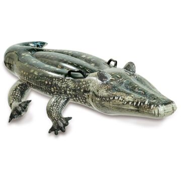 Intex Opblaas krokodil Intex 170 cm groen fotoprint - opblaasspeelgoed