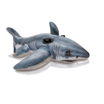 Intex Witte opblaas haai 173 cm - opblaasspeelgoed