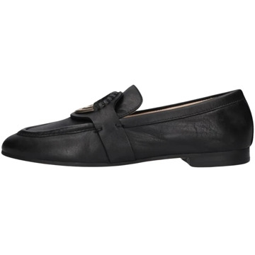 Inuovo Zwarte Leren Loafers voor Dames Inuovo , Black , Dames - 39 Eu,41 Eu,40 EU