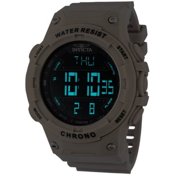 Invicta Racing Digital 47526 Quartz Herenhorloge - 52mm Bruin