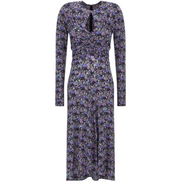 Isabel Marant Maxi dag kjole Isabel Marant , Purple , Dames - 2XS