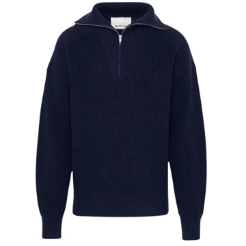 Isabel Marant Midnight Gebreide Quarter-Zip Sweater Isabel Marant , Blue , Heren