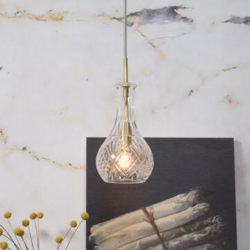 it's about RoMi Brussels Hanglamp Goud, Transparant