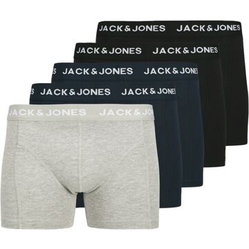 Jack & Jones Boxershorts JACANTHNONY Trunks 5-pack Navy / Black-XXL Navy/Black - XXL