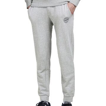 Jack & Jones JEANS INTELLIGENCE regular fit joggingbroek light grey melange Grijs