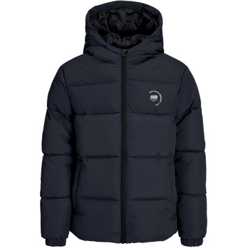 Jack & Jones Junior jongens winterjas Marine - 128