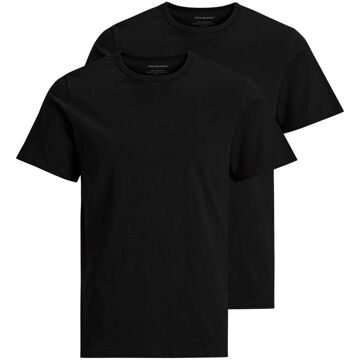 Jack & Jones Mannen Basis T-shirt - Black - Maat S