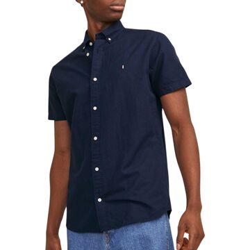 Jack & Jones Zomer Shield Shirt Navy Blazer Slim Fit Jack & Jones , Blue , Heren - 2Xl,Xl,L,M,S
