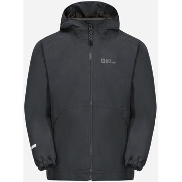 Jack Wolfskin Iceland 3-In-1 Jas Junior Grijs - 152
