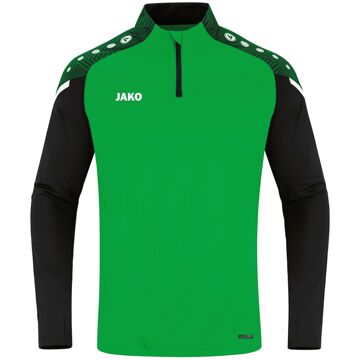 JAKO Performance Trainingssweater Junior groen - zwart - 140