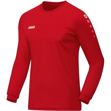 JAKO Team Longsleeve T-shirt Heren  Sportshirt - Maat L  - Mannen - rood