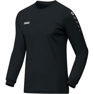 JAKO Team Longsleeve T-shirt Heren Sportshirt - Maat S  - Mannen - zwart