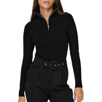 JDY Magda Half-Zip Knit Sweater Dames - L