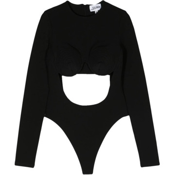 Jean Paul Gaultier Zwarte Madonna Bodysuit Top Jean Paul Gaultier , Black , Dames - L,M,S,Xs
