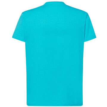 Jhk Heren effen heather normaal t-shirt Blauw - XXL / XXXL