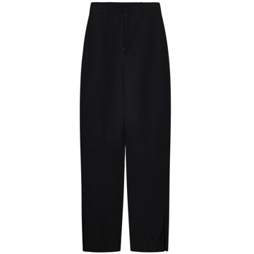 Jil Sander Zwarte Lana Broek Aw24 Jil Sander , Black , Heren - L,M,S