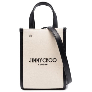 Jimmy Choo Beige Mini N/S Tote Tas Jimmy Choo , Beige , Dames - ONE Size