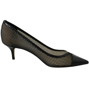 Jimmy Choo Zwarte Mesh Puntige Neus Pumps Jimmy Choo , Black , Dames - 37 EU