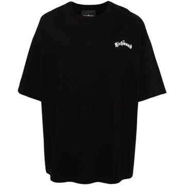 John Richmond Zwarte T-shirts en Polos John Richmond , Black , Heren - L,M,S