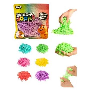 Johntoy Squirmy Wormen 40 grams in zak verschillende