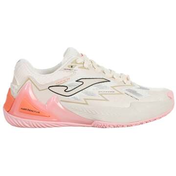 Joma Open Padel Schoen Dames-Crème,Roze - 37,41
