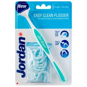 Jordan Tandverzorging Jordan Gemakkelijke Flosser 1 st + 20 st