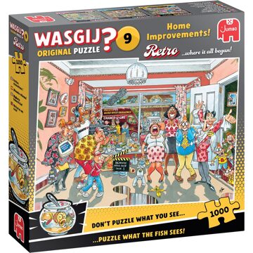 Jumbo Wasgij Retro Original 9 - Klein Verbouwinkje! (1000 stukjes)