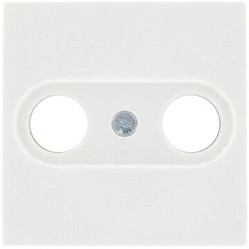 Jung Afdekplaat As500 Coax Wit