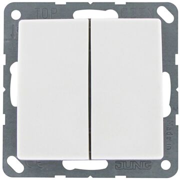 Jung Wissel/wisselschakelaar As500 Wit