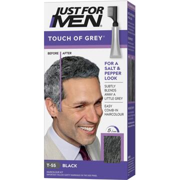 Just For Men Touch Of Grey Zwart T55