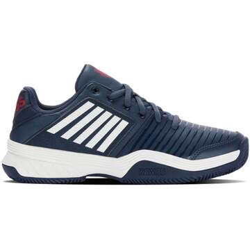 K-Swiss Court Express HB Tennisschoenen Heren donker blauw - wit - rood - 45