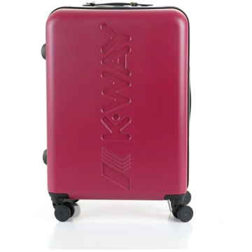 K-WAY K-Air Lichtgewicht Koffer K-Way , Red , Unisex - ONE Size
