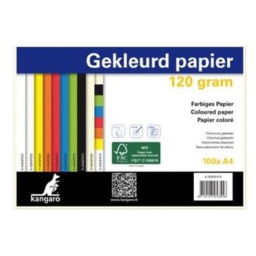 Kangaro papier Kangaro A4 120gr pak a 100 vel wit K-0043F015