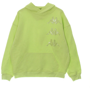 Kappa Groene Lime Heren Hoodie Kappa , Green , Heren - S