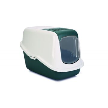 Kattentoilet Nestor Nordic 56x39x38.5 cm - Kattenbak - Groen&Wit