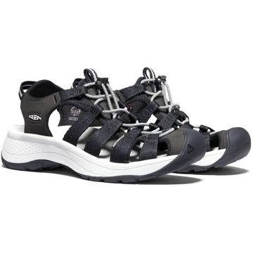 Keen Astoria West Sandalen Dames zwart - donker grijs - 39