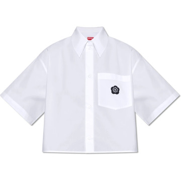 Kenzo Shirt met logo Kenzo , White , Dames