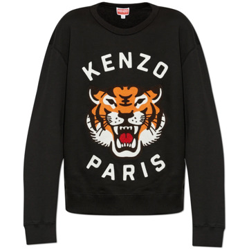 Kenzo Sweatshirt met logo Kenzo , Black , Heren - L,M,S