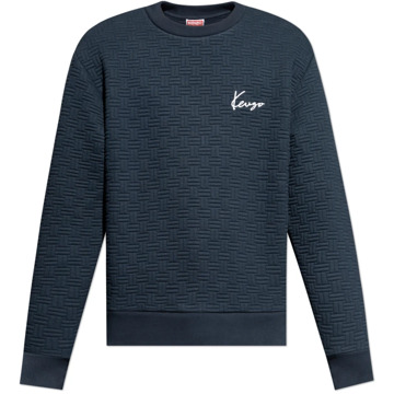 Kenzo Sweatshirt met logo Kenzo , Blue , Heren - Xl,L