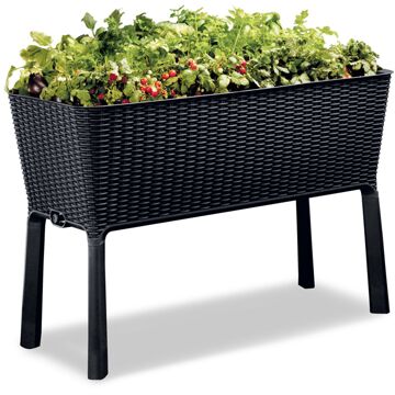 Keter Easy Grow Plantenbak 120 L. Zwart