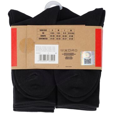 Kickers 6 PK Zwarte Sokken