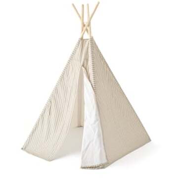 Kids Concept Kids Concept® Tipi tent gestreept Blauw