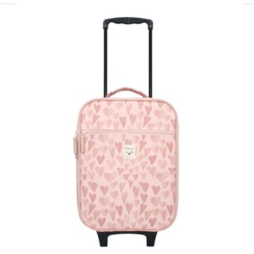 Kidzroom Sevilla Current Legend Trolley Suitcase pink Zachte koffer Roze - H 42 x B 32 x D 11