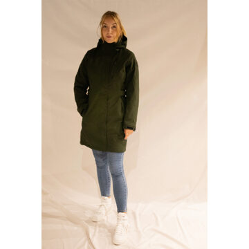 Killtec Kow 165 Casual Winterjas Dames 3XL/46 Groen