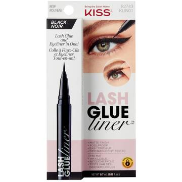 Kiss Kunstwimpers KISS Lash Glue Liner Black 0,7 ml