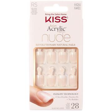 Kiss Salon Acryl Nude Nagels (Diverse Tinten) - Tint:#f7e7dp||Breathtaking