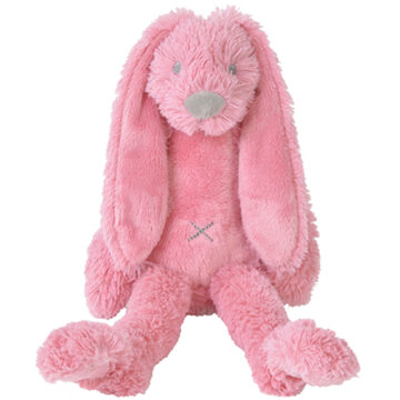 knuffel konijn Big rabbit Richie dark pink